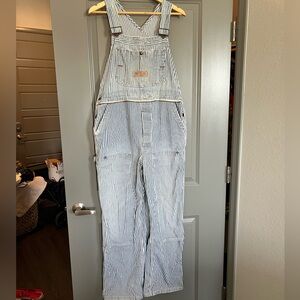 Vintage Big Mac Hickory Striped Denim Overall